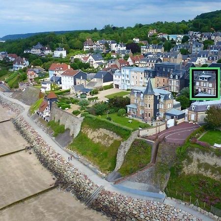 Studio Vue Mer A 2 Min De La Plage Villerville Exteriör bild